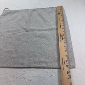 Aquatalia Gray Drawstring Dust Bag Pouch 19.5"x20" Shoe Storage thumbnail 8