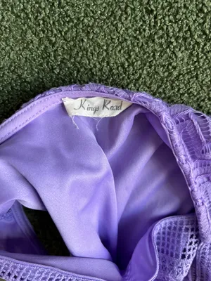 Lilac Maxi Dress Purple Size L thumbnail 4