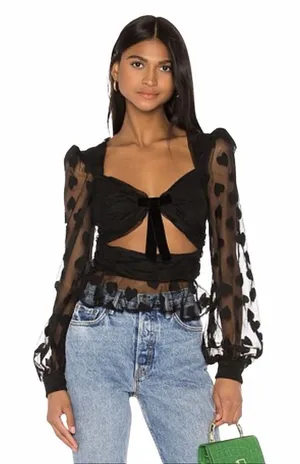 LPA vittoria lace cut-out top Medium thumbnail 1
