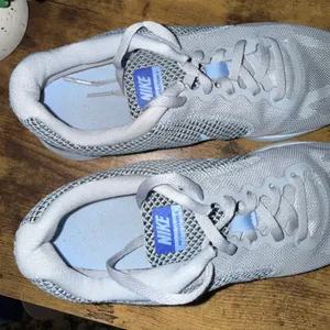 Nike Revolution 3 Running Shoes Women 8.5 Grey Blue 819303-014 Athletic Sneakers thumbnail 8