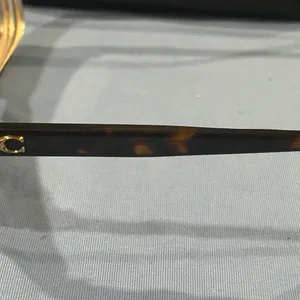 Coach Black and Brown Tortoise Frame Eyeglasses Frame and Coach Hard Case only. thumbnail 4