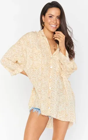 Show me your‎ mumu Johns Button Down Shirt size xs NWT thumbnail 1
