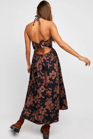 Free People Floral Button Front THE PERFECT SUNDRESS thumbnail 3