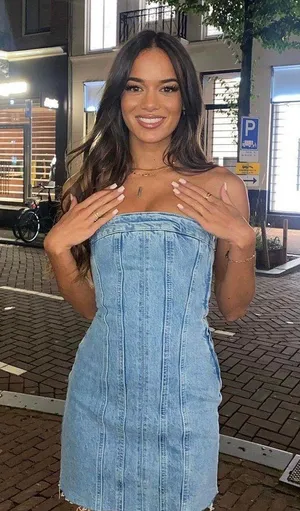 ZARA Mini Denim Dress Bandau Sleevless Blogger Casual Summer thumbnail 9