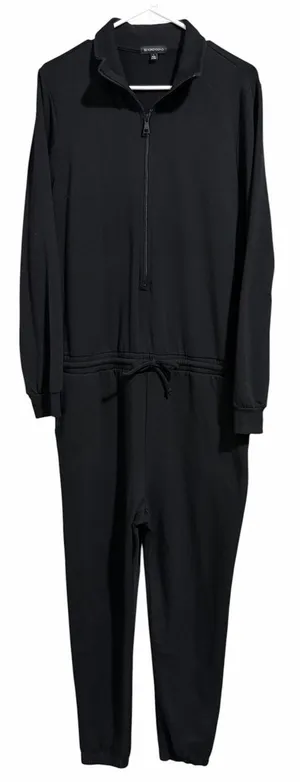 Beyond Yoga Ski Weekend Half Zip Jumpsuit Black Women's‎ Size Large thumbnail 1
