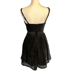 City Studio Dress Black and Silver Size 3 thumbnail 2