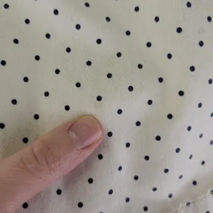 J.Crew‎ Womens Polka Dot Straight Leg Pants Ivory Navy Blue Size 31 F4451 thumbnail 5