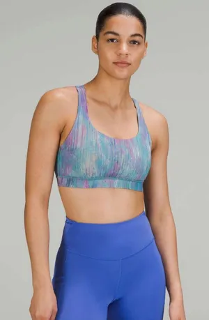 Lululemon Energy Bra Medium Support, B–D Cups, Pixel Diffuse Multi thumbnail 1