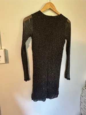 Lilly Pulitzer Ophelia long sleeve glitter swing dress extra small thumbnail 4