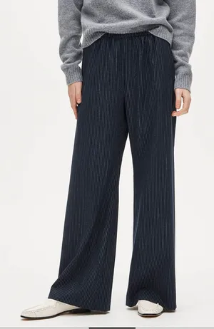 J.Crew Cosmo pant in pinstriped Italian studio wool thumbnail 1
