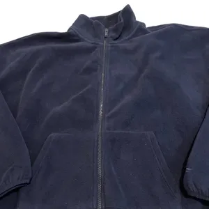 Fabletics Navy Blue Fleece Mock Neck Crop Zip Up Sweatshirt XXL thumbnail 5