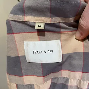 FRANK & OAK Long Sleeve‎ Cotton Plaid Button Down Shirt sz Medium thumbnail 7