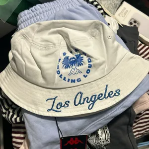 White and blue rolling loud Kappa bucket hat thumbnail 2