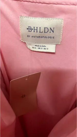 BHLDN Pink Floral Sakira Dress thumbnail 3