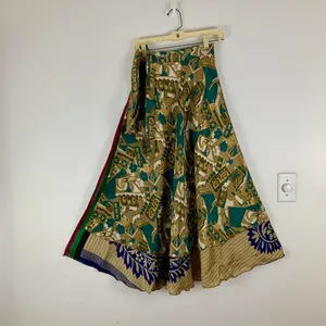 Reversible Maxi Wrap Skirt BINS221 Multiple thumbnail 1