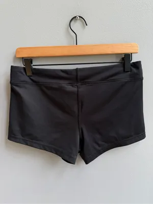 Nike Women’s Black Performance Volleyball Spandex Shorts with Swoosh Medium thumbnail 4