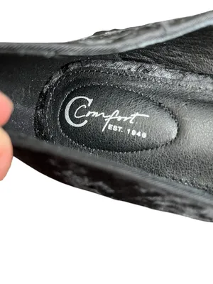 C Comfort Est 1946 Velvet Mary Jane Ballet Flats in Black thumbnail 13