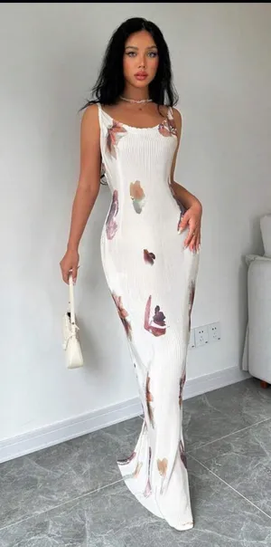 SheIn Long White Maxi Dress thumbnail 4