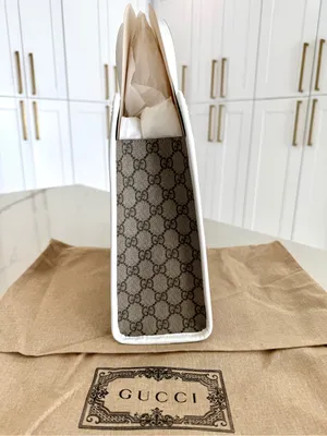Gucci GG Supreme Monogram Apple Tote Bag thumbnail 3