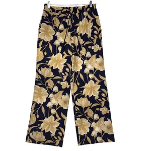 Joie Floral Linen Set Sleeveless Top and Wide Leg‎ Pants Relax Vaca Luxe Size M thumbnail 9