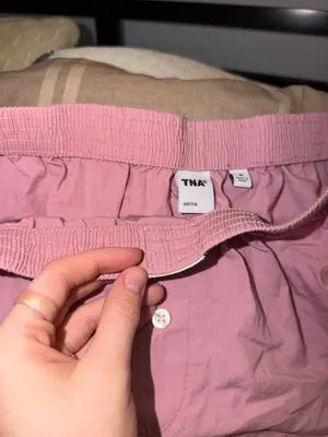 Aritzia TNA Dally Poplin Boxer Short thumbnail 3
