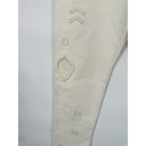 POLO RALPH LAUREN White Womens 27 Callen‎ HR Slim Jeans Aztec Boho Southwest thumbnail 4