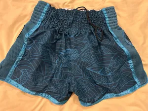 Floury Muay Thai Shorts Blue Size XL thumbnail 2