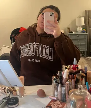 California Hoodie Brown Size L thumbnail 2