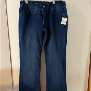 Free people still water low rise slim flare jean thumbnail 4
