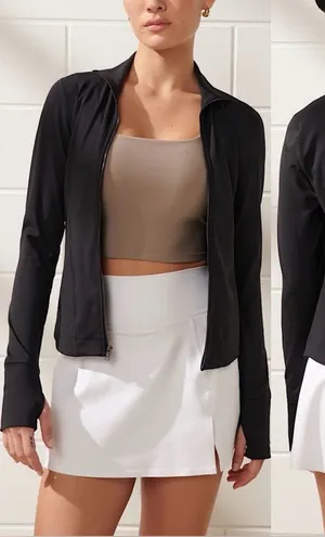 Abercrombie & Fitch YPB sculptLUX Black Jacket M thumbnail 1