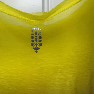 Free People Movement Small‎ Yellow Tank Top Athleisure Yoga Workout Casual thumbnail 11