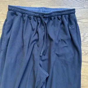 Club Room Fleece Pajama‎ Pants Men's M Navy Solid Drawstring Elastic Waist thumbnail 3