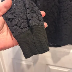 Zara Collection Black‎ Lace Long Sleeve Top Women's Size Large Sweatshirt Style thumbnail 4