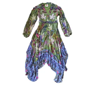 Farm Rio Tropical Floral Midi Dress thumbnail 3