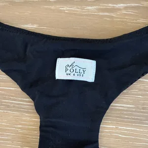 Oh Polly Racerback Top Mesh Aine Size US 2 Black thumbnail 3
