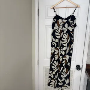 Audrey Parks X Francesca’s Brown And Black Floral‎ Jumpsuit Size Medium thumbnail 3