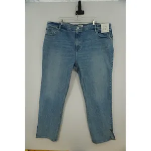 Abercrombie & Fitch The 90s Straight Ultra High Rise Jeans‎ Blue 37/24R New thumbnail 11