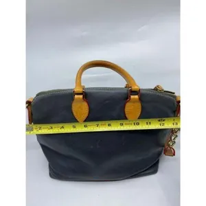 Dooney And Bourke Vintage Black Leather Shoulder B thumbnail 4