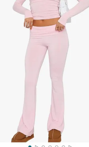 Light pink Flared Leggings thumbnail 1