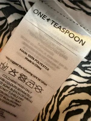 OneTeaspoon Interference Zebra Print Peplum Cami Tank NWT XS Y2K thumbnail 12