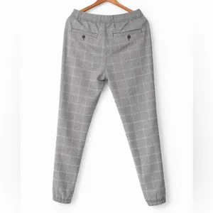 Abercrombie & Fitch Black and White Checkered Pants thumbnail 3