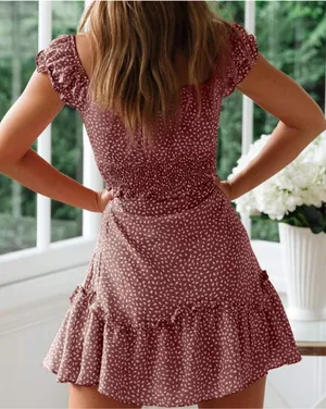 Amazon Womens Dress Sweetheart Neckline Dress thumbnail 2