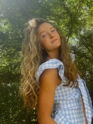 Gingham Spring Dress Blue thumbnail 3