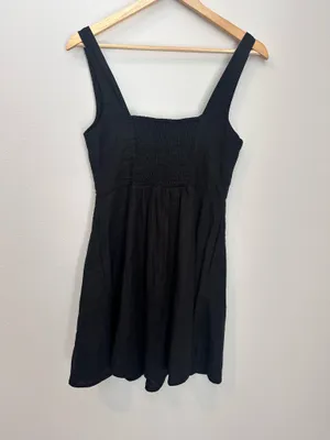 Old Navy Fit & Flare Linen Mini Dress thumbnail 4