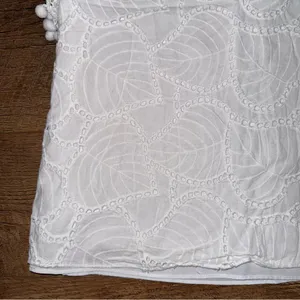 Lilly Pulitzer Astara Top in Resort White Leaf Eyelet thumbnail 5