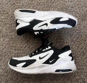 Nike Women’s Air Max Bolt Sneaker 9 Black White thumbnail 1