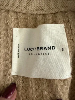 Lucky Brand Cozy Collared Cardigan Sweater thumbnail 5