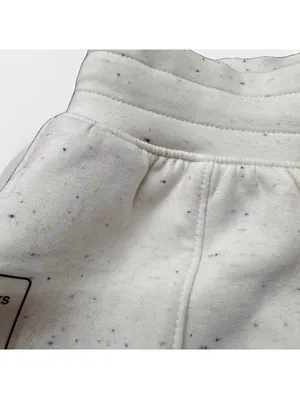 DSG Women's Size XS Mid Rise 4" Sport Fleece Shorts Bright Sand Multi Active thumbnail 3