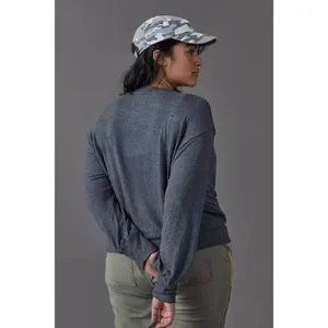 ✨Anthropologie Rocio Surplice Grey Sz Medium Top✨ thumbnail 5
