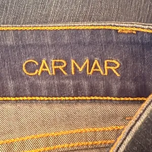 Carmar Bootcut Jeans Womens 28 Blue Excellent Stretch Heart Embroidery thumbnail 5